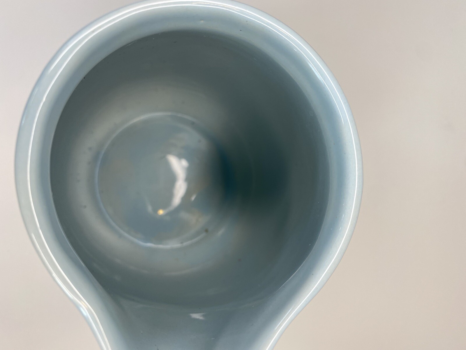 ROSANNA Ceramic Pitcher Cafes Masset Aqua Robins Egg Blue Cute Farmhouse