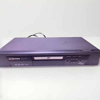 Emerson EWD7002 Single Disc DVD CD Player With  A/V Cables