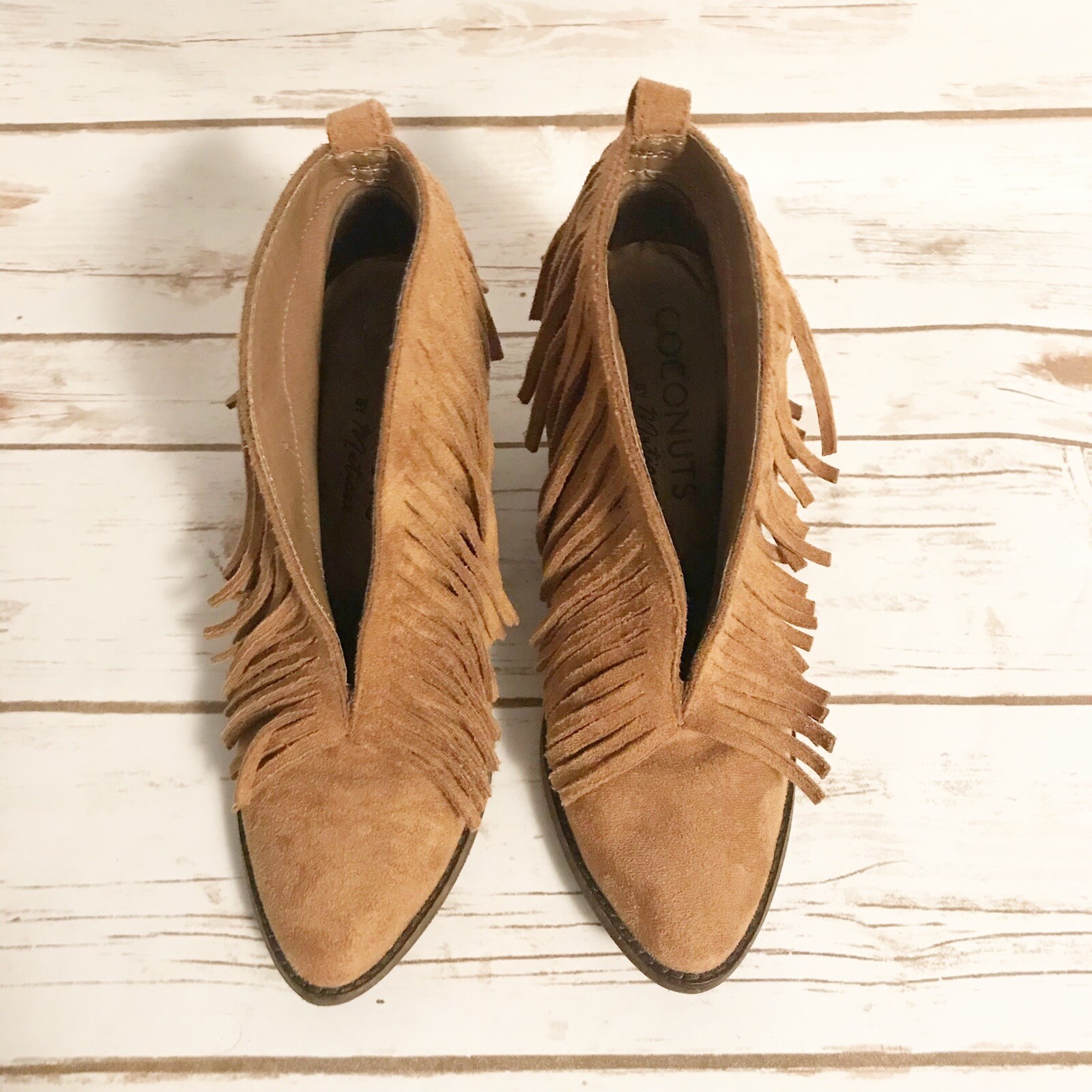 Cocnuts By Matisse Lambert Saddle Fringe Ankle Boots … Gem