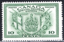 Canada Stamp Scott #E10, 10c, Special Delivery, OG, MLH, SCV$4