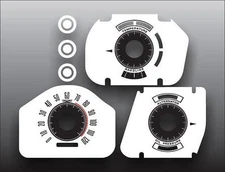 White Face Gauges for 1968-1969 Ford Fairlane 500