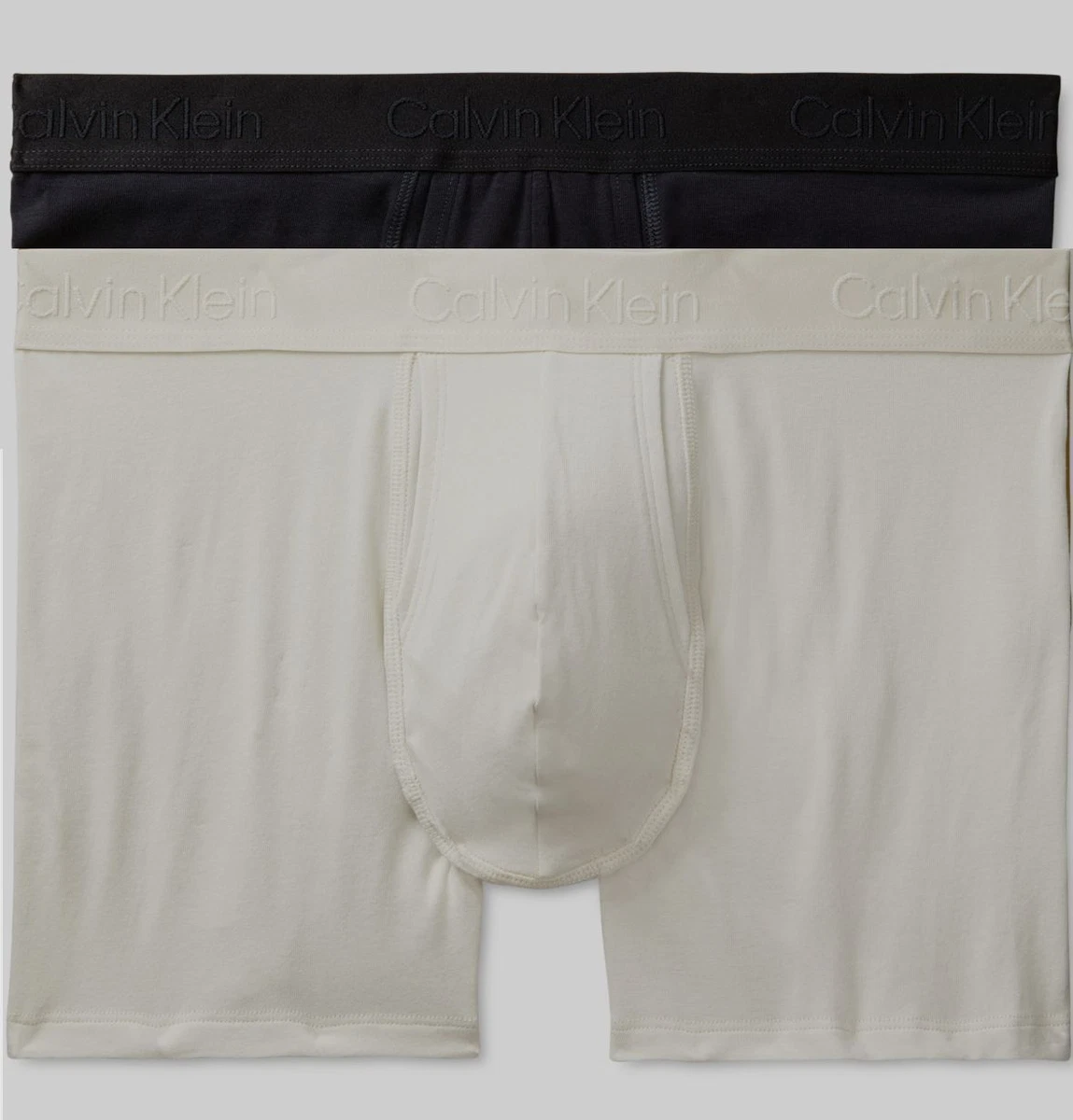 Calvin Klein White Boxer Brief Underwear 2 Pack Men's New in Package