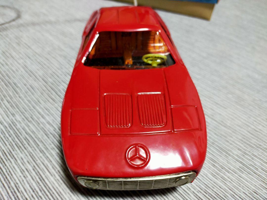 Mercedes Benz C111 tin Toy remote control car W/BOX F/S