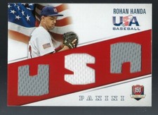 2015 Panini USA Baseball 15U National Team Jersey Rohan Handa 12/99