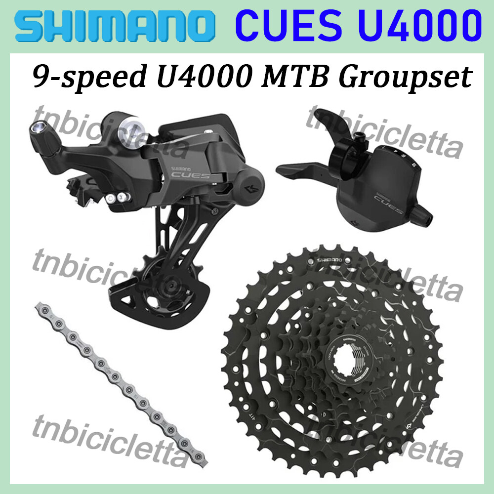 Cues Mtb Group Set Shimano SHIMANO CUES U4000 9-Speed MTB Groupset