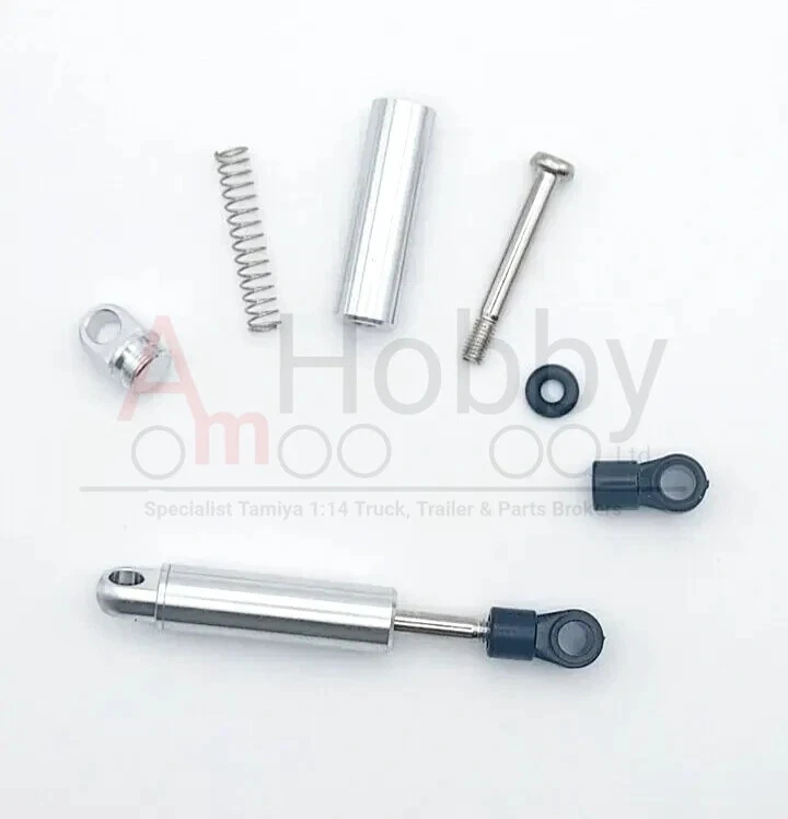 Tamiya Truck Trailer 1/14 , Pair of Tamiya Dampers (Silver/Spring/O-ring) - Image 2 of 4
