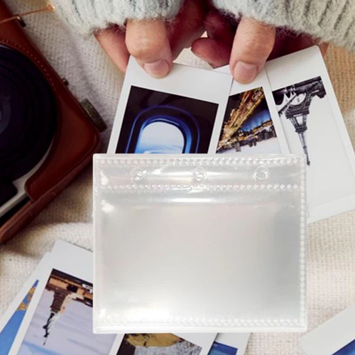 Pochettes de poche pour classeur à 3 anneaux, 20 pièces, pour autocollants