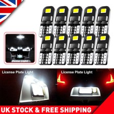 10X T10 194 168 W5W 2825 LED Bulb Light Canbus White License Plate Interior Bulb