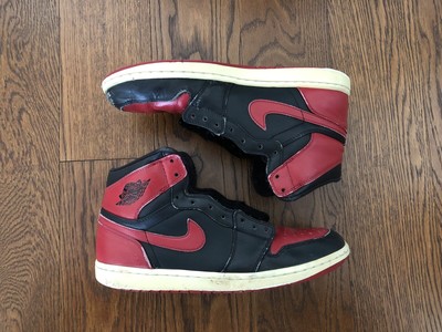 Nike Air Jordan Retro 1 High DMP Chicago Bulls 2009 Size 10.5 332550 061 Bred | eBay