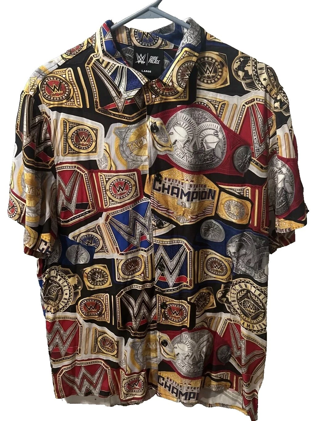 Tamaño Regular WWE Informal Con Botones camisas para hombres