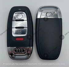 NEW! Audi 4-button remote SLOT key fob WITHOUT Comfort ACCESS IYZFBSB802