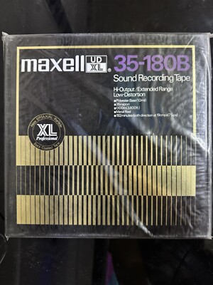 その他 maxell XL 35-180B NEW Maxell UD XL Professional 35-180B 10.5” Reel Tape (1pc) | eBay