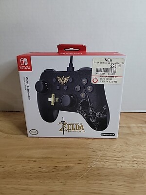 Nintendo Switch Zelda Breath of the Wild Wired Controller Brand New Power A