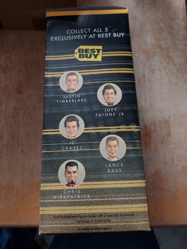 Best Buy *NSync Collectible Bobble Head Dolls Lance Bass eBay