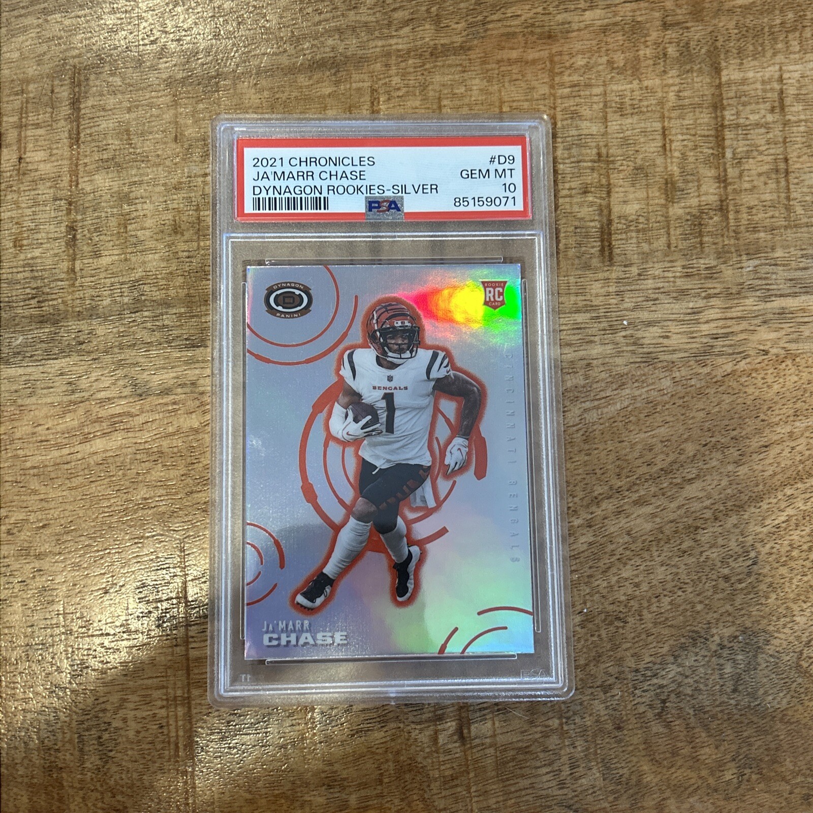 JaMarr Chase Panini Chronicles Dynagon Rookies #D9 Silver
