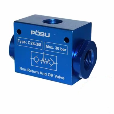 1PC New For bidirectional check valve C2S-3/8 shuttle valve interface 3/8