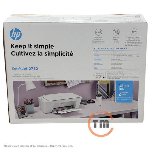 HP DeskJet 2752 Wireless All-in-One 