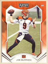 Joe Burrow 2021 Panini Playoff Football Card #31 Cincinnati Bengals