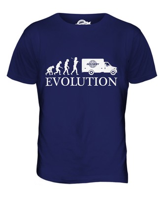 LIEFERWAGEN EVOLUTION DES MENSCHEN HERREN T-SHIRT TEE SHIRT XS S M L XL 2XL 3XL