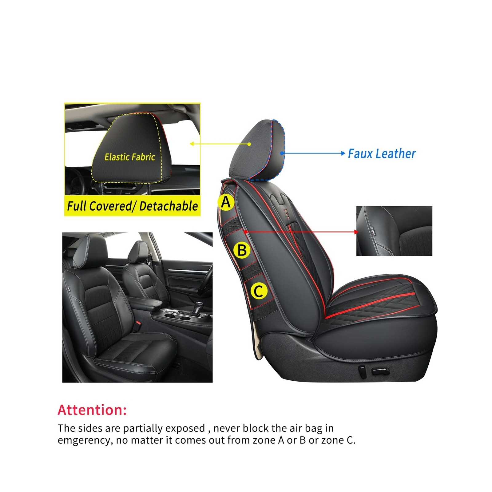 LUCKYMAN CLUB Altima Seat Covers, fit for 20132023 Nissan Altima S SR