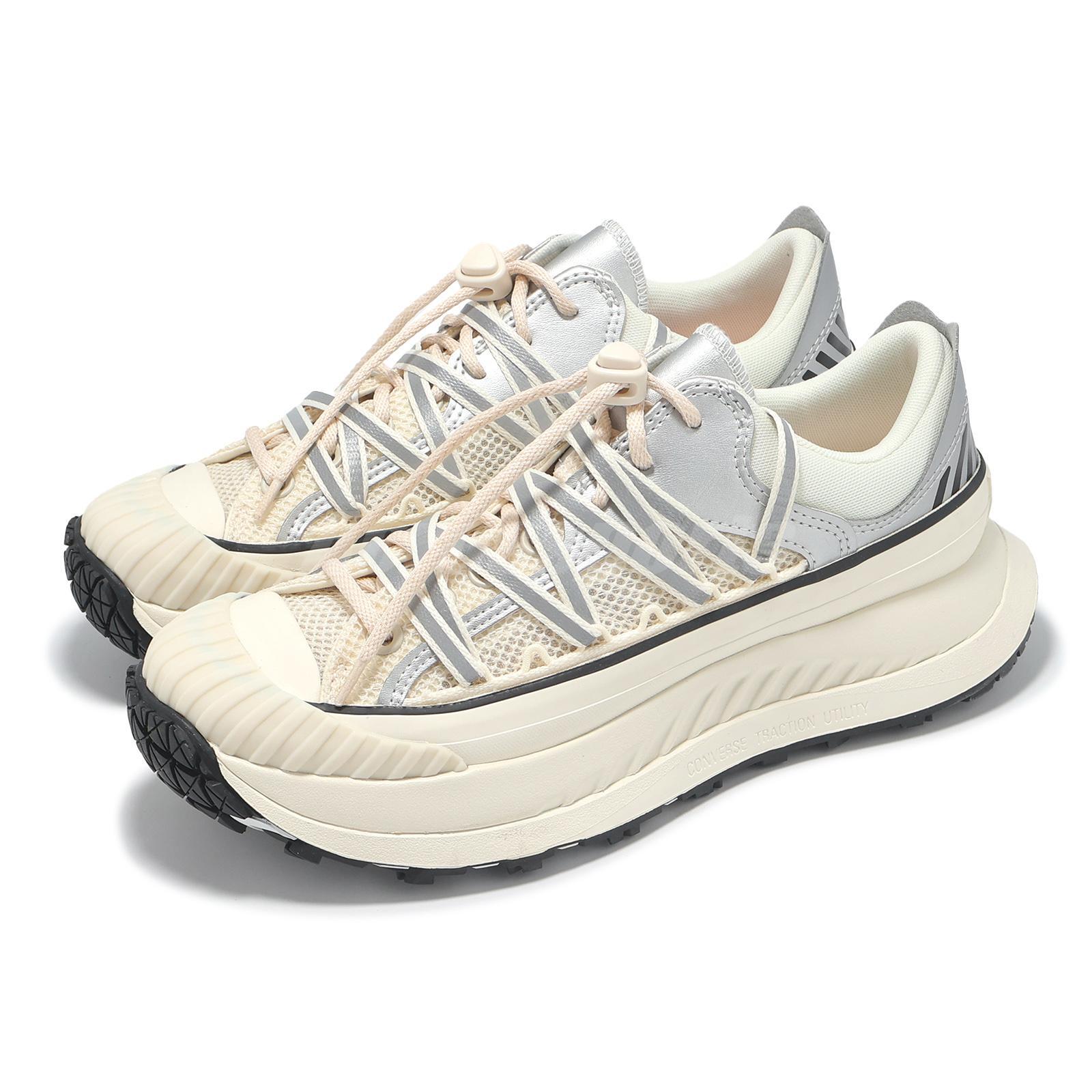 Converse Chuck 70 AT-CX Beige Silver Platform Sneakers Unisex A15186C-image