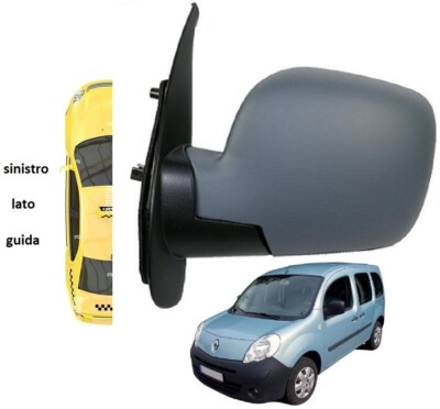 Specchio Retrovisore Sinistro Elettrico Termico Per Fiat Fiorino, Peugeot Bipper, Citroen Nemo (2008-2016) - Foto 10