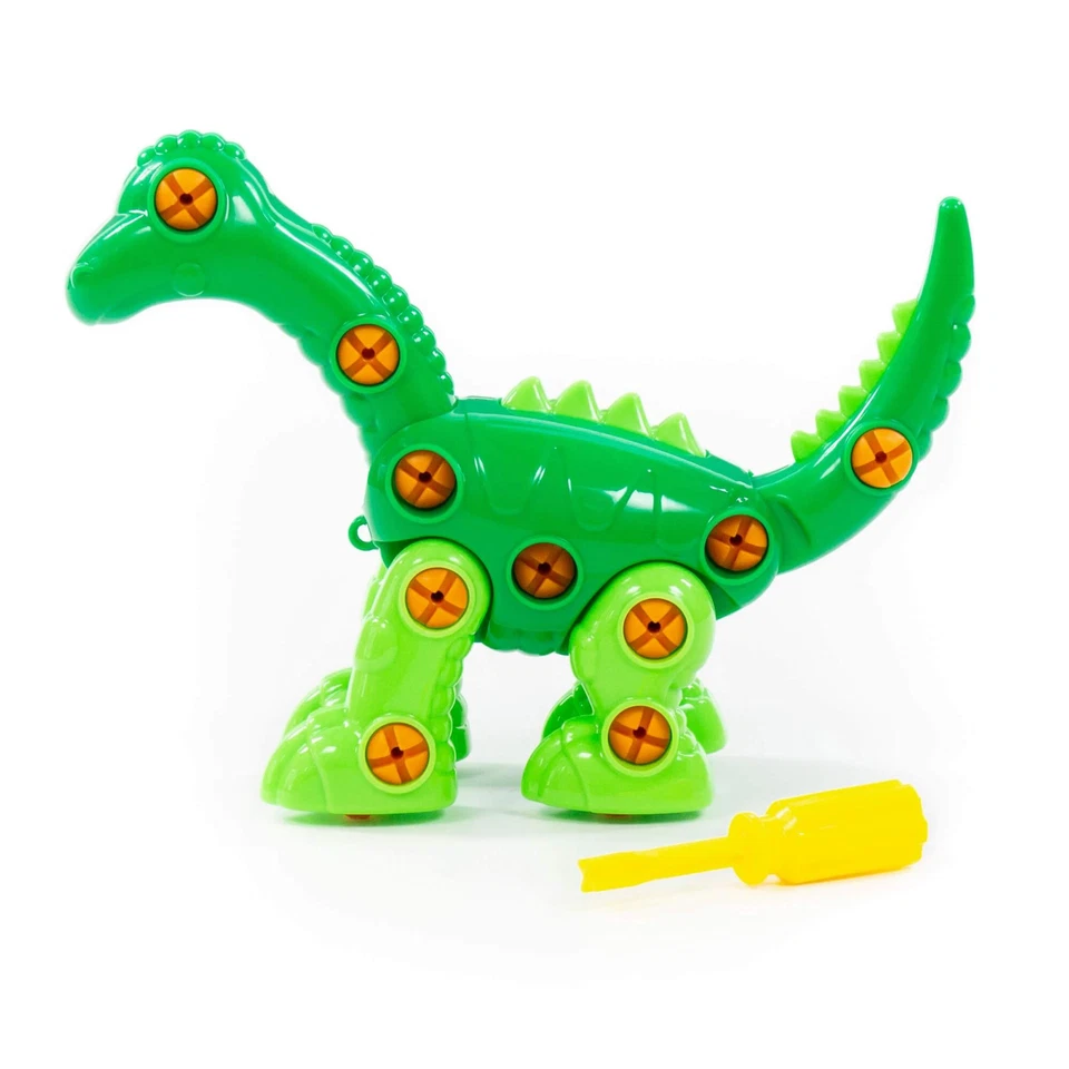 WADER 35-tlg. Konstruktionsset Dinosaurier Spielfigur Spielzeug 'Diplodocus' - Bild 2 von 4