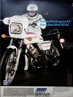 Hercules Ultra 80 AC, originale Werbung aus 1982