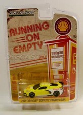 2021 '21 CHEVY CORVETTE SHELL RUNNING ON EMPTY R13 GREENLIGHT DIECAST 2021
