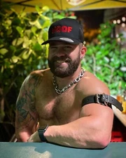 Retro Trucker Hat | Embroidered 'WOOF' in Red