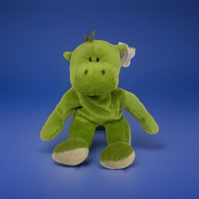 Treasured Pals Sitzsack Plüsch ''Puff the Dragon'' Vintage 2004 Neu mit Etikett
