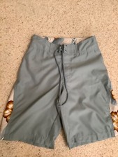 Hi Surf Men  s Hawaiian Green Floral SwimTrunks Board Shorts Size 28