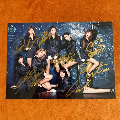 AOA Group Autographed Signed Photo 5*7 K-POP Picture Collection