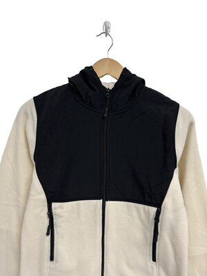 Chill Society Women's Black And White Fleece Full Zip Up Jacket