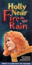 HOLLY NEAR Fire In The Rain Promo postcard color, unsent, excellent condition