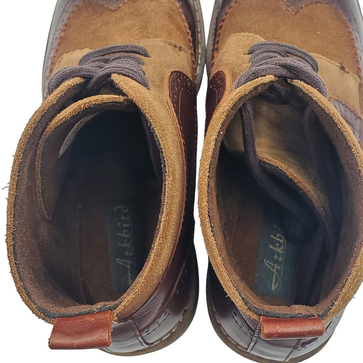 Arkbird Mens size 8 brown burgundy leather suede chukka hiking boot Amazon.com | Arkbird Mens Chukka Boots, Genuine Suede  main image 2