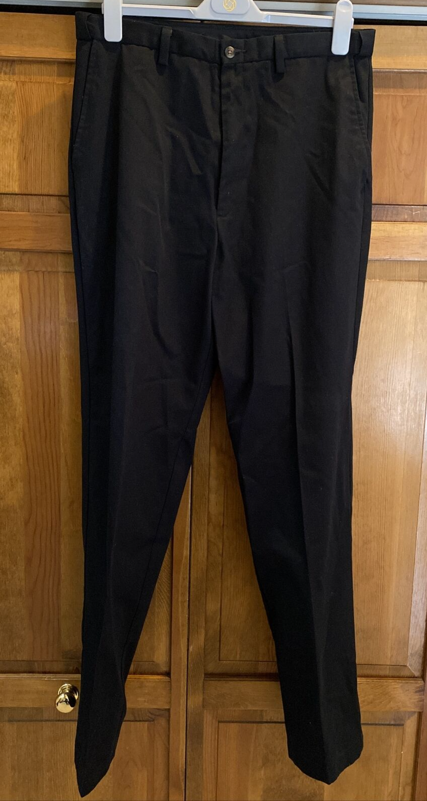 Haggar Mens Size 34x34 Black Pants WPL 386 eBay