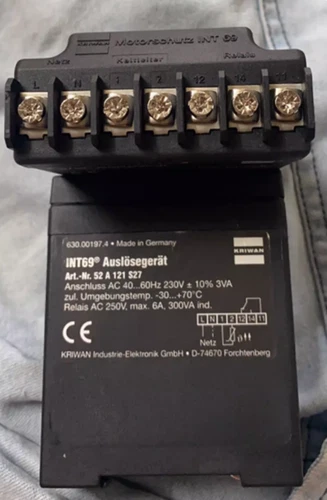 1pcs new KRIWAN compressor protection module INT69 Auslösegerät 52A121S27