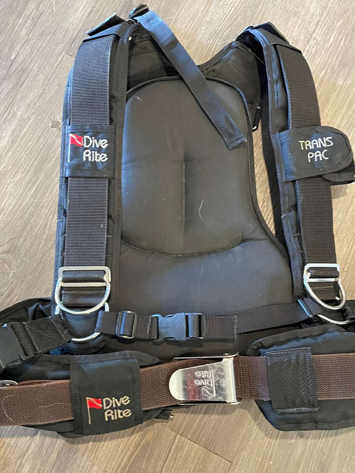 Dive Rite Transpac Harness black XXL eBay