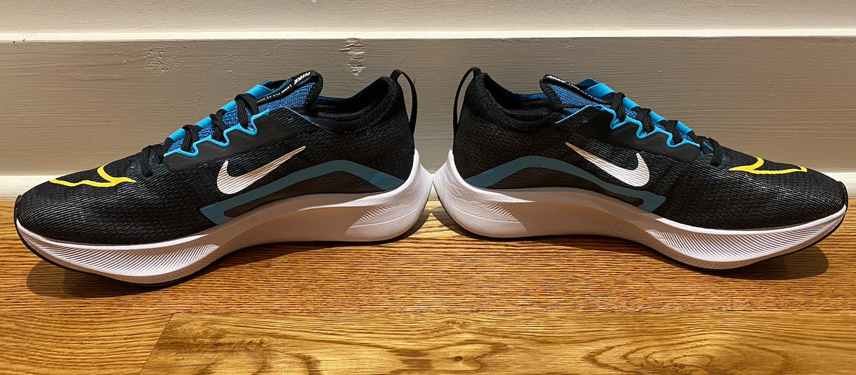 Nike Zoom Fly 4 \'Black Chlorine Blue\' Men\'s Road Running Sneakers CT2392-003 NEW NEW Nike Zoom Fly 4 Running Shoes Black Chlorine Blue CT2392  main image 4