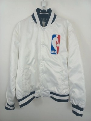 Nike SB NBA Varsity Jacket Weiß Original College Jacke Vintage Streetwear M
