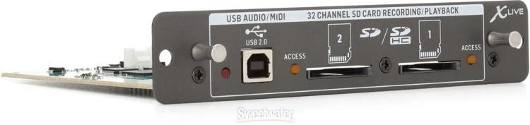 Behringer X-LIVE X32 Expansion Card for 32-channel SD/SDHC card and USB - Image 2 of 4
