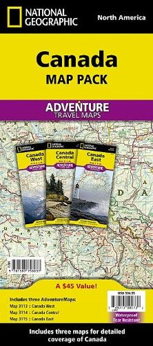 Geomap Pack R National Geographic Maps - Adventure Canada, Map Pack Bundle (Map ...