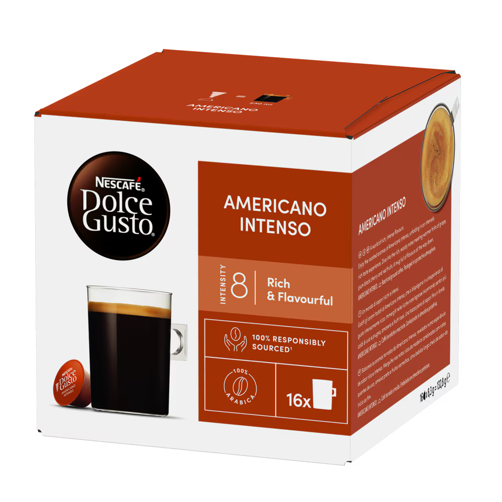 NESCAFÉ Dolce Gusto Americano Intenso Coffee Pods - 48 Servings