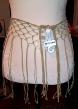 Vintage NWT Wet Seal HIP WRAP Belt Retro Long Fringe New