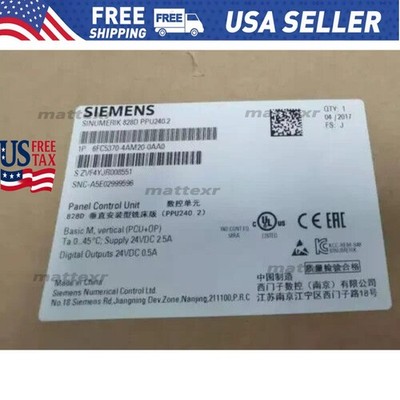 New Siemens 6FC5370-4AM20-0AA0 SINUMERIK 828D Basic M 6FC5 370-4AM20-0AA0