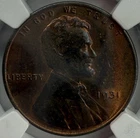 1931 Lincoln Wheat Cent NGC MS63RB Vibrant Color Exact Coin Imaged