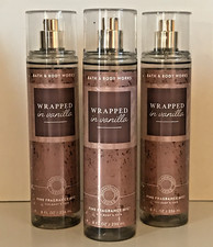 WRAPPED IN VANILLA FRAGRANCE MIST BODY SPRAY 8 OZ BATH BODY WORKS LOT X 3 NEW