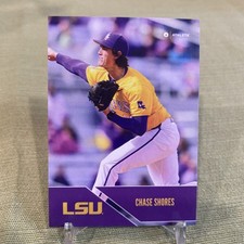 2025 Onit Athlete LSU Tigers Baseball Purple Parallel Card CHASE SHORES #P-1