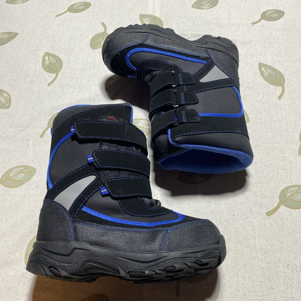 Athletech молодежи мальчиков хафпайп синий зимний снег ботинки Sz 4 M - Изображение 4 из 4